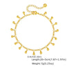 Bohemia Beads Pendant Anklets for Women, Gold Color Adjustable Think Link Chain Ankle Bracelet, Jewelry On Foot - Image 7