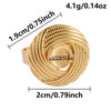 1/5pcs Gold Plated Cabochon Ring Round Oval Blank Tray Base Stainless Steel Rings For Women Men Handmade Enamel Accessories - Image 17