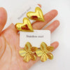 10/20/30Pairs Stainless Steel Heart Flowers Starfish Earrings Set For Women Mix Style Simple Daily Party Gift Jewelry - Image 4