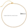 Sexy Short Sparking Rainbow Tennis Chain Chocker Necklace With CZ Personality Women Collar Jewellery - Image 12