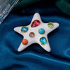 European and American Foreign Trade Starfish Franc Series Brooch - Image 2