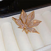Classic Maple Leaves Design Brooch For Women Men Rhinestone Collar Lapel Brooches Pins Winter Jewelry Accessories - Image 8