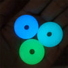 30mm Round Donut Luminous Stone Pendant Lucky Coin Amulet Protection Charm Adjustable Rope Necklace Glow in The Dark Jewelry - Image 5