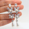 Aesthetic Bridal Imitation Pearl Dangle Earrings Engagement Wedding Ear Accessories for Women Newly Jewelry - Image 2