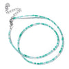 Stone Beads Necklace 2mm Round Faceted Beaded Necklace Crystals Amethysts Necklaces for Women Collarbone Chain - Image 10