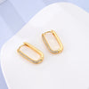 Earrings Silver Stud Drop Hoop Earrings Rose Gold for Women Girls Party Wedding Birthday Jewelry Gift - Image 5