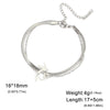 Hummingbird Flower Charm Bracelets Women's Stainless Steel Gold Color Double Layer Beads Chain Bracelet Bohemian Jewelry - Image 9