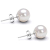 Pearl Silver Earrings Stud Earring For Women Wedding Jewelry Accessories Party Holiday Gift - Image 1