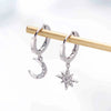 French Retro Romantic Zircon Heart Bow Pendant Dangle Earrings Jewelry Wedding Party Accessories For Women's - Image 7