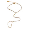 Stainless Steel Zircon Beads Back of Hand Chain Finger Bracelet Chic Sexy Jewelry Gift - Image 22