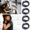 10 Pcs In 1 Bag Black Silicone Rope Bracelets For Men Women Charm Simple Casual Punk Rock Unisex Bracelet Bangles Jewelry - Image 6
