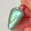 Pink Labradorite Pendant Irregular Shape Bead Stone Purple Necklace for Men Women - Image 47