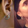 Titanium Captive Bead Rings Pierc Nose Ring large size Earring 12G 2mm 3mm Bcr Hoop Rings punk Piercing Body Jewelry - Image 2