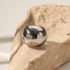 Minimalist Asymmetric Hollow Ring in Stainless Steel - Image 23