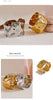 Wide Stainless Steel Cuff Bracelet in Gold-Tone or Silver-Tone - Image 15