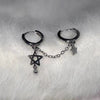 Personality Design Tassel Star Ear Bone Chain Double Piercing Earrings for Women Girls Punk Hio Hop Rock Jewelry Y2K - Image 5