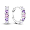 Silver Beetle Daisy Insect Flower Earrings Silver Hoop Earrings For Women Jewelry Party Gifts - Image 9
