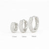 Triple Pave Hoop Earrings in One Pair or Three Pair Sets - Image 11