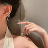 Rhinestone Tassel Ear Cuff Clip No Piercing - Image 7