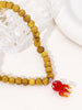 Glass Bead Necklace with Colorful Fish Pendant - Image 3