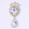 Crystal Brooch 44 20mm 10Pcs Golden Pendant Accessories Wedding Invitation Holiday Creative Decoration - Image 14