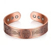 Selling Magnet Retro Bracelet With Life Tree Pattern Arrangement, Magnetic Men's Antique Copper Bracelet， Holiday - Image 8
