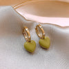 French Retro Romantic Zircon Heart Bow Pendant Dangle Earrings Jewelry Wedding Party Accessories For Women's - Image 10