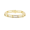 Micro Pave Bling CZ Cubic Zirconia Paper Clip Link Chain Bracelet 16cm Geometric Women Girl Jewelry Bangle - Image 14
