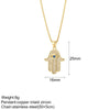 Stainless Steel Chain Necklace with Colorful Pendant Designs - Image 23