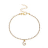 Creative Initial Letter Alphabet Pendant Rhinestone Shiny Beach Anklet Chain Foot Jewelry Ankle Bracelets for Women Boho - Image 11