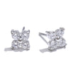 Shiny Cubic Zirconia Flower Sweet Stud Earrings 316L Stainless Steel Delicate Daily Jewelry - Image 7