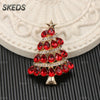 Skeds Summer Christmas Tree Brooch Jewelry Women's Pin Badges Wedding Corsage - Image 5