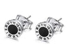 8 Pairs Earrings for Men Steel Mens Black Earrings Multipack Stud Huggie Small Hoop Earrings Set - Image 9