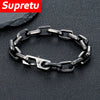 Charm Simple Cuba O-chain Bracelet Men Women Dubai Link Punk Hip Hop Stainless Steel Couple Bangle Jewelry Gifts - Image 1