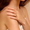 Elegant Pearl Ring 316L Stainless Steel Women's Ring Gold Plated Accessories - Image 9