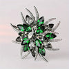 Sunflower Crystal Brooch Pin in Multiple Color Styles - Image 3