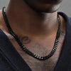 3/5/7mm Stainless Steel Cuban Link Chain Classic Punk Personality Jewelry Simple Hip-hop Couple Necklace for Men Women - Image 5