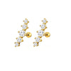 Two-Piece Stainless Steel Cartilage Stud Set with Multiple Motif Designs - Image 19