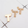 10-26PCS Alphabet Charms With Plastic Pearl Alloy Gold Color English Letter Pendant Necklace Bracelet Jewelry Accessory - Image 15