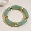 Multi-style Leopard Print Bamboo Tube Acrylic Stretchy Bracelets for Women Men Retro Resin Beaded Bangles Stack Jewelry Gift K1 - Image 19