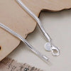 silver 3MM Snake Chain Bracelet Men Hip Hop Simple Bracelet For Women Charm Punk Party Jewelry - Image 3