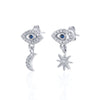 Crmya Cute Cubic Zirconia CZ Gold Silver Plated Hoop Drop Earrings For Women Dangle Earring Jewelry - Image 36