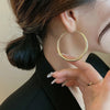 Exaggerated Big Circle Hoop Earrings for Women Statement Jewelry Smooth Circle Earrings Boucles D'oreilles - Image 6
