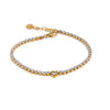 Delicate Bling Cubic Zirconia Heart Chain Bracelet Bangle Stainless Steel Shiny Wrist Jewelry Gift - Image 8
