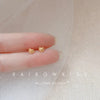 Korean Minimalism Gold Color Small Leaf Butterfly Stud Earrings for Women Daily Wear Ear Girls Pierc Gifts - Image 6