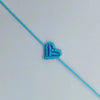 Braided Heart Rope Bracelet Adjustable in Many Colors - Image 33