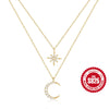 Style Silver Clavicle Necklaces Simple Set with 5 Claw Set Irregular Zirconia Pendant Necklace - Image 10