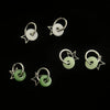 Star Earrings Gothic Harajuku Retro Cute Stainless Steel Y2K Moon Imitation Jade Earrings Girls' Aesthetic Jewelry - Image 5