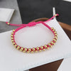 Handmade Braided Bracelets For Women Couple Jewelry Gift Gold Plated Beads Bracelet Accessories - Image 8