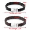 Braided Leather Alloy Magnetic Buckle Bracelet Men Jewelry Charms Design Simple Leather Bracelet For Women Men Jewelry Gift - Image 2